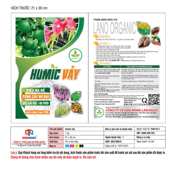 HUMIC VẢY-1KG - Ảnh 2