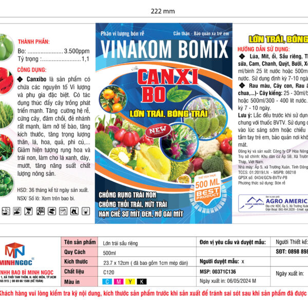 Alternative view of CANXI BO 500ml (AMERICA)