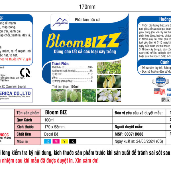 Alternative view of BLOOM BIZZ-100ML
