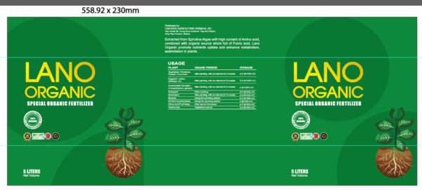 LANO ORGANIC THỔ NHĨ KỲ 5 LÍT - Ảnh 2