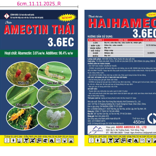 Alternative view of AMECTIN THÁI - 450ML