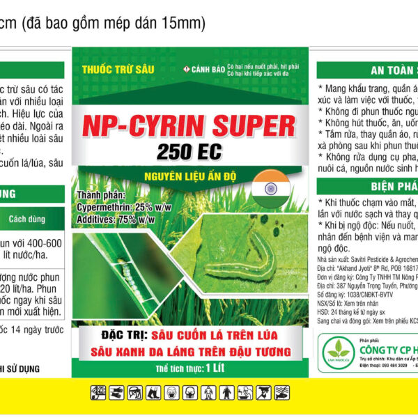Alternative view of NP-CYRIN SUPER 250EC- 1 LÍT (CHAI NHÔM)