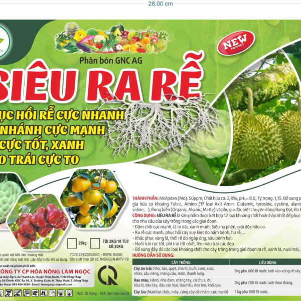 Alternative view of SIÊU RA RỄ-20KG