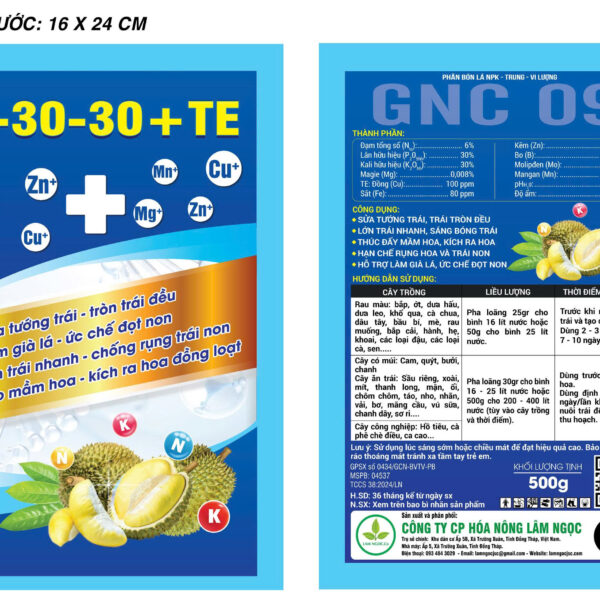 Alternative view of 6-60-30+ TE (500GR)