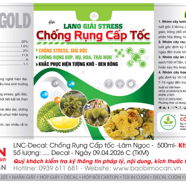 Alternative view of CHỐNG RỤNG CẤP TỐC - 500ML
