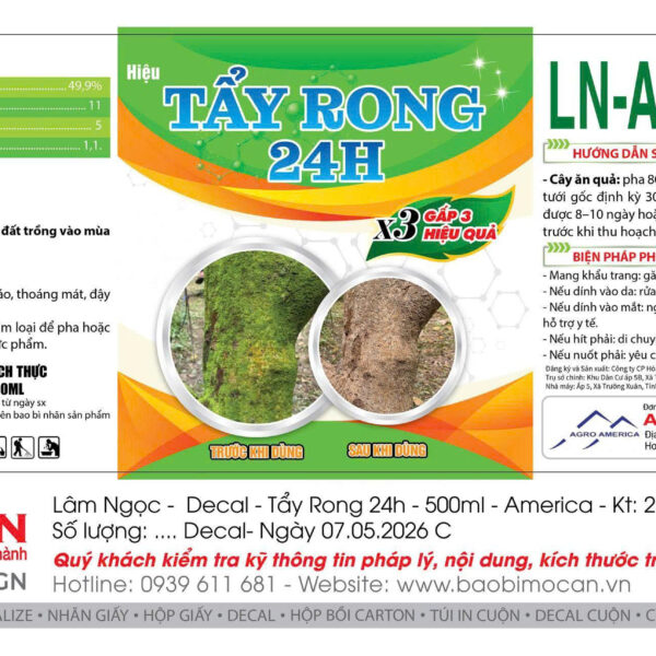 Alternative view of TẨY RONG CẤP TỐC- 500ML