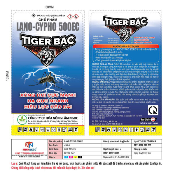 Alternative view of HỘP TIGER BẠC-450ML
