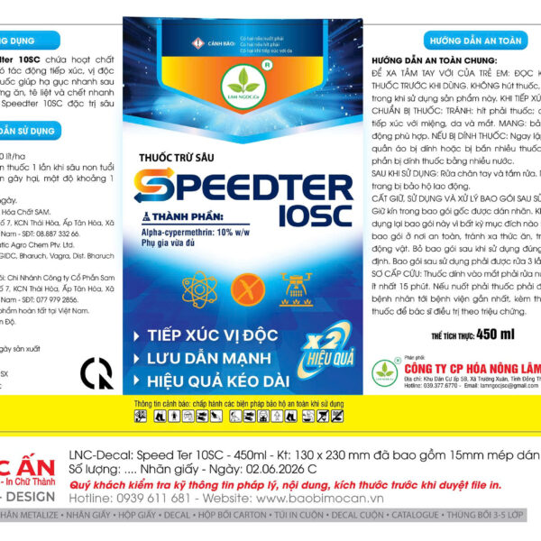 Alternative view of SPEEDTER 10SC-450ML