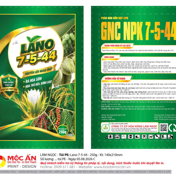 LANO 7-5-44 - 250G - Ảnh 2